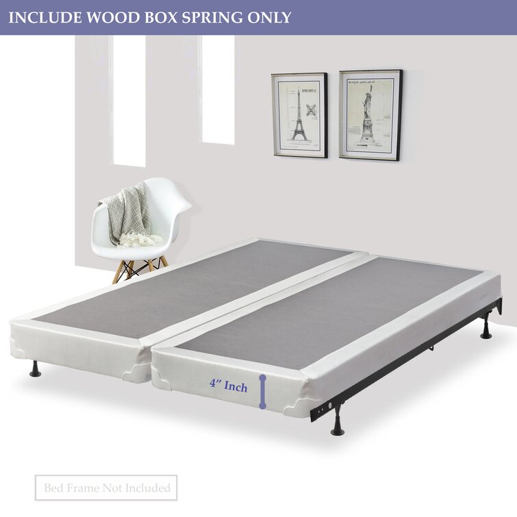 Bed frame for outlet split box spring